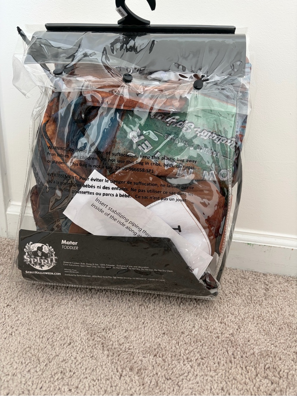 Spirit Cars Mater Toddler Costume - Brown & White - Picture 3 of 3